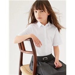 2pk Girls' Skinny Fit School Shirts (2-18 Yrs)