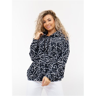 932 Худи Микки чёрный Свт