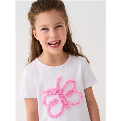 Комплект для девочки: футболка, шорты