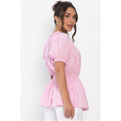 Блуза Летняя идиллия (зефирно-розовая) Б13912-47М