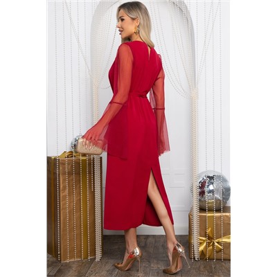 Платье вечернее Милания (красное) П14455-39М