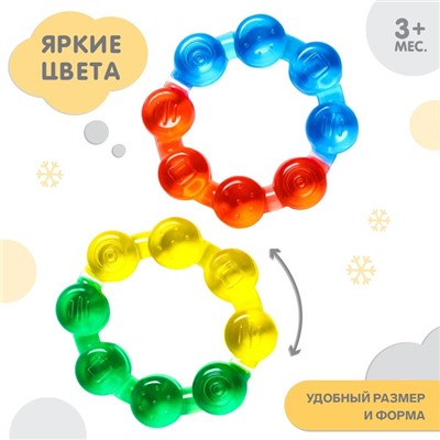 Прорезыватель охлаждающий «Кольцо», цвет МИКС