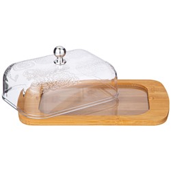 МАСЛЕНКА AGNESS С ПЛАСТИКОВОЙ КРЫШКОЙ 19*12*7 СМ (КОР=24ШТ.)