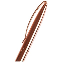 Ручка шариковая автоматическая MESHU "Rose gold" синяя, 1,0мм