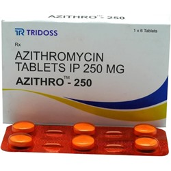 Azithro (азитромицин) 250 мг 6 таблеток