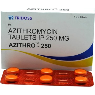 Azithro (азитромицин) 250 мг 6 таблеток