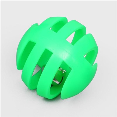 Набор игрушек для кошек: мышь 5 см и шарик с бубенчиком 3.8 см, микс цветов