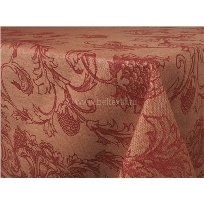 ОБР 1751   Салфетка  140*90  "Французский мотив"  цв. бежево-бордо (Распродажа)