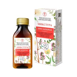 Микстура "При запорах", пластик, 100 мл, "Солох-аул" Монастырская аптека