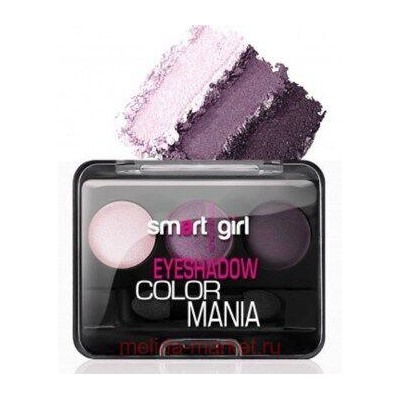BelorDesign Тени 3 цвета COLOR MANIA тон 037 первая сирень