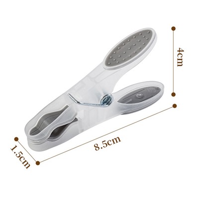 Усиленные прищепки с силиконовыми вставками 30 шт. 8,5*4 см.