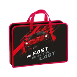 Папка с ручками 1 отделение, А4 Berlingo "Fast Track", 340*245*75мм, пластик, на молнии
