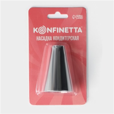 Насадка кондитерская KONFINETTA «Круг», d=3 см, выход d=1.3 см, нержавеющая сталь