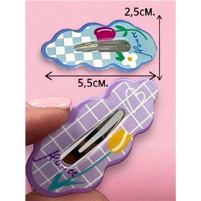 Набор детских зажимов Тик-так 4 упаковки ТК5