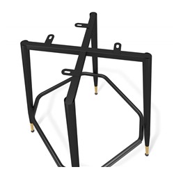 Стул барный SHT-ST35/S148
                        кофейный ликер / черный муар / золото