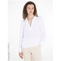 Bluse Viscose Crepe V-Ne