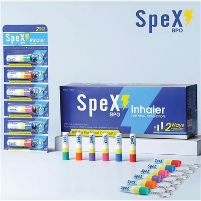 Тайский ингалятор-карандаш с БРЕЛКОМ 2 в 1 SpeX, 2 мл.