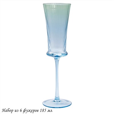 584-007 Набор из 6 фужеров 185мл в под.уп.(х4)Стекло