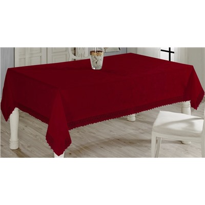 Скатерть EVDY KDK с гипюром прямоугольная (160х300) см