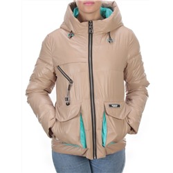 8265 BEIGE Куртка демисезонная женская BAOFANI (100 гр. синтепон)