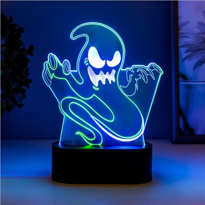 Светильник сенсорный "Привидение" LED USB (90см) от батареек 3xАА черный 14х5,5х18,5 см RISALUX  765