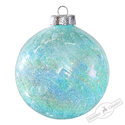 Шар "Мятная свежесть" (стекло) 10 см