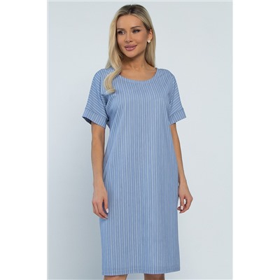 Платье Покоряя сердца (джинс) П13460-1М