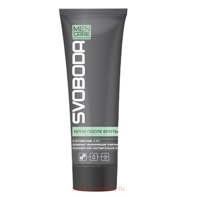 Свобода Men Крем после бритья в ламинатной тубе 80мл