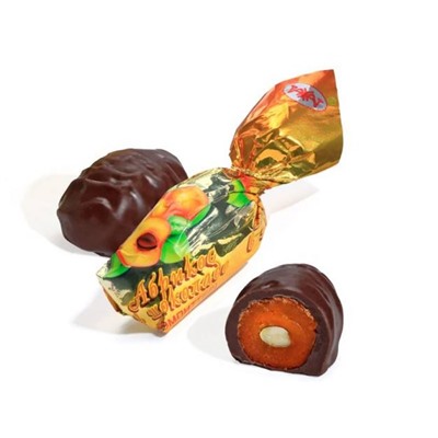 КЗ Конфеты Абрикос в шоколаде 150гр, Рахат