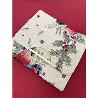 Сумка для пирога Новогодние друзья снегири 28х32х26 см 2412552