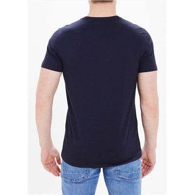 Slim Fit Peached Cotton T-Shirt