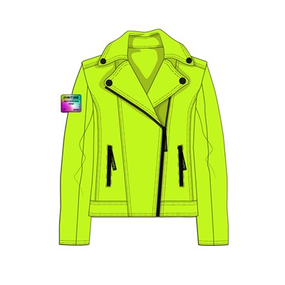 Куртка из экокожи для девочки