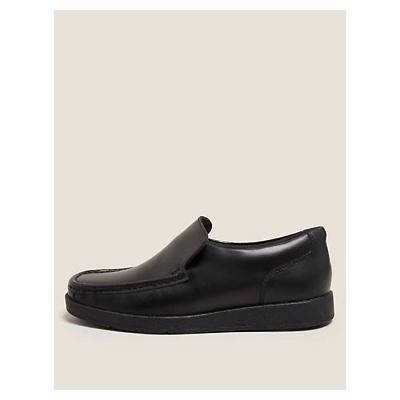 Kids' Leather Slip-on Loafer School Shoes (13 Small - 9 Large)