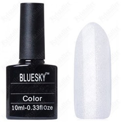 Bluesky Гель-лак для ногтей / Classic 100 SH, белый с шиммером, 10 мл