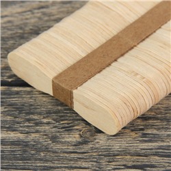 Палочки для мороженого Доляна, дерево, 7.5×1.1-1.5 см, 100 шт.