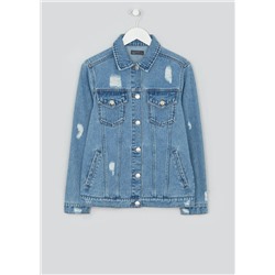 Ripped Denim Jacket