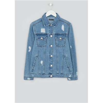 Ripped Denim Jacket