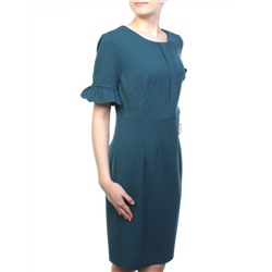 8834 TURQUOISE Платье женское (90% полиэстер, 10% эластан)