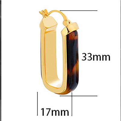 Серьги с английским замком арт. 13 4548 (id 286010)