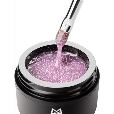 Manita Professional Гель моделирующий для ногтей с хлопьями юки / Builder Gel Flash №02, 15 мл