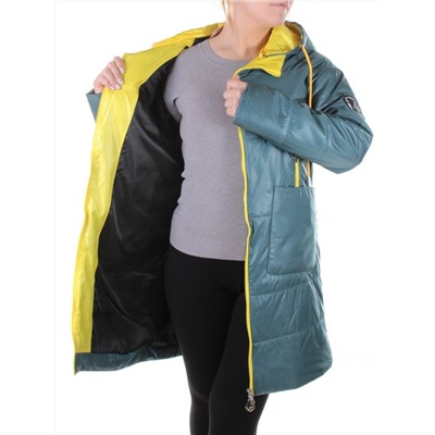 19120 GRAY/GREEN Пальто демисезонное женское AiKESDFRS
