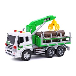 Машина "Лесовоз" инерционная, в коробке