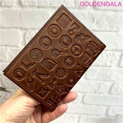 Портмоне для авто документов и паспорта натуральная кожа