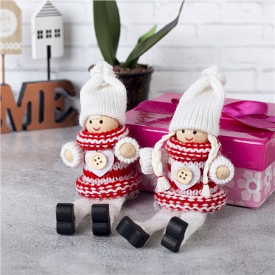 Елочная игрушка «Зимние куколки», МИКС