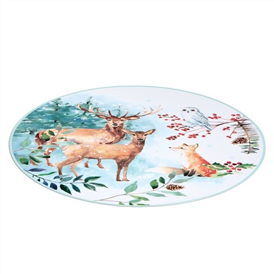 НАБОР ПОДСТАНОВОЧНЫХ САЛФЕТОК "ЗИМНЯЯ СКАЗКА" ИЗ 4 ШТ., ДИАМЕТР=38 СМ