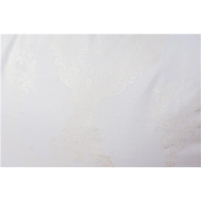 Подушка "ШЕЛК" тик на молнии леб.пух,атл.кант,лента,сумка(Н)