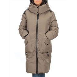 9716 DK. BEIGE Куртка зимняя женская (200 гр. холлофайбера)