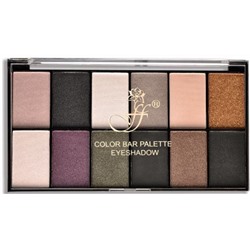 FFLEUR Тени для век 12-ти цв  COLOR BAR PALETTE №5