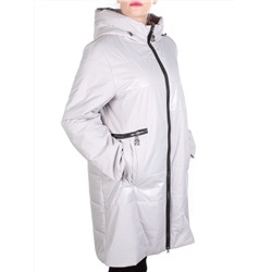 M820 GRAY Пальто демисезонное женское (100 гр. синтепон)