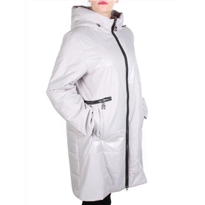 M820 GRAY Пальто демисезонное женское (100 гр. синтепон)